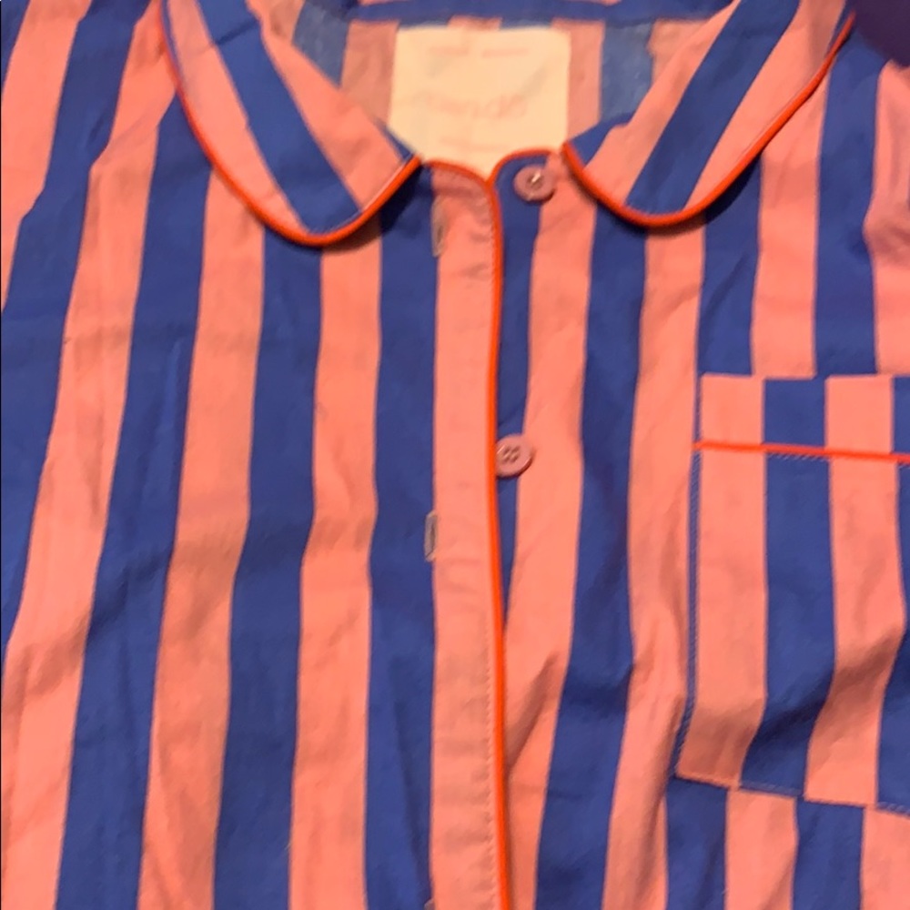 Bando short sleeve button down